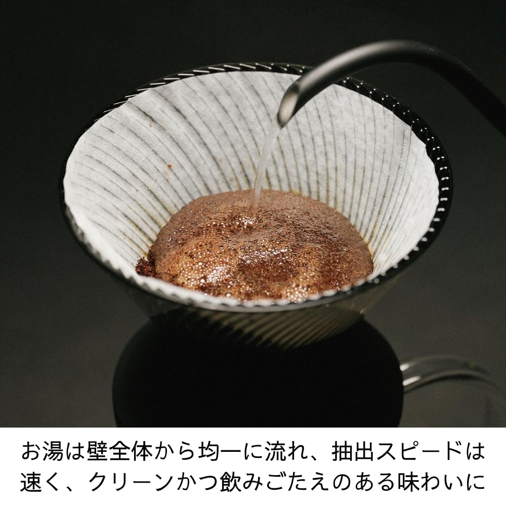 HARIO V60 Neo Tritan body side view highlighting lightweight, durable design for fast brews.