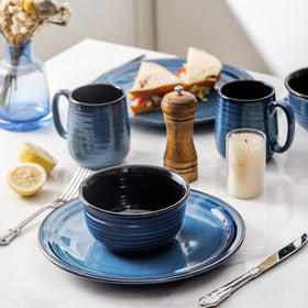 HASENSE gift-ready blue mug set ideal for housewarmings and holidays