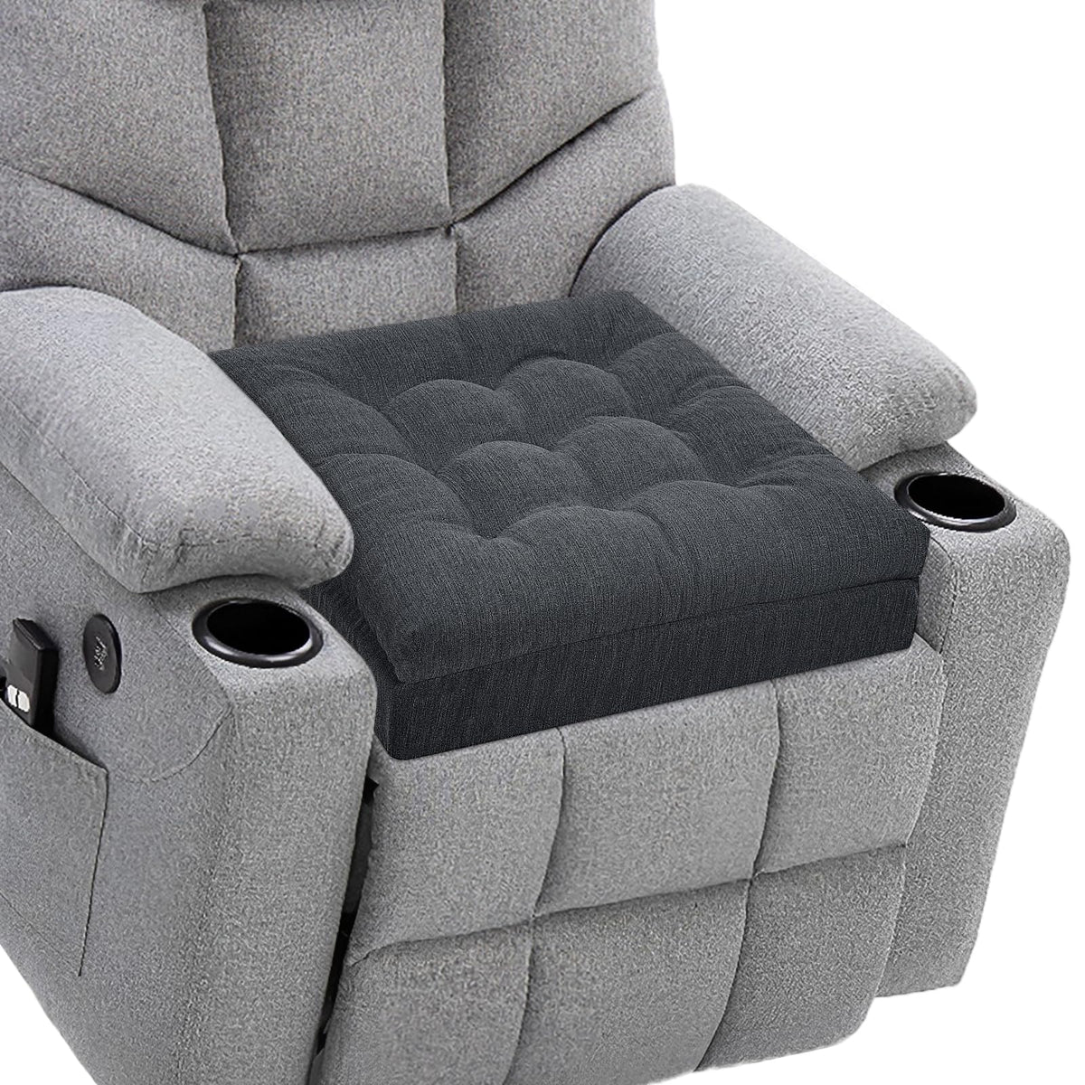 HAVARGO recliner cushion boosts seat height for easier standing.