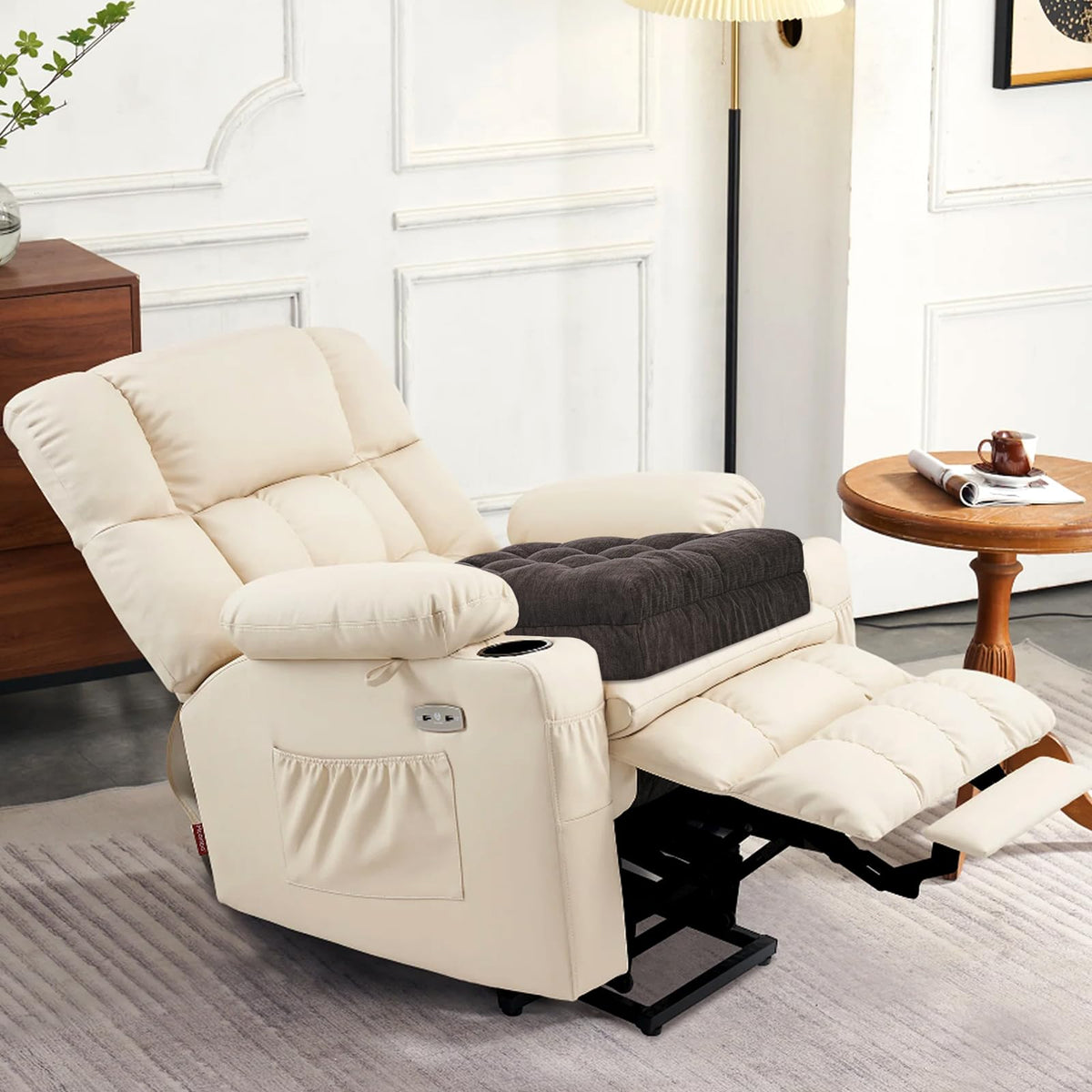 HAVARGO cushion serves as a replacement chair cushion for armchairs.