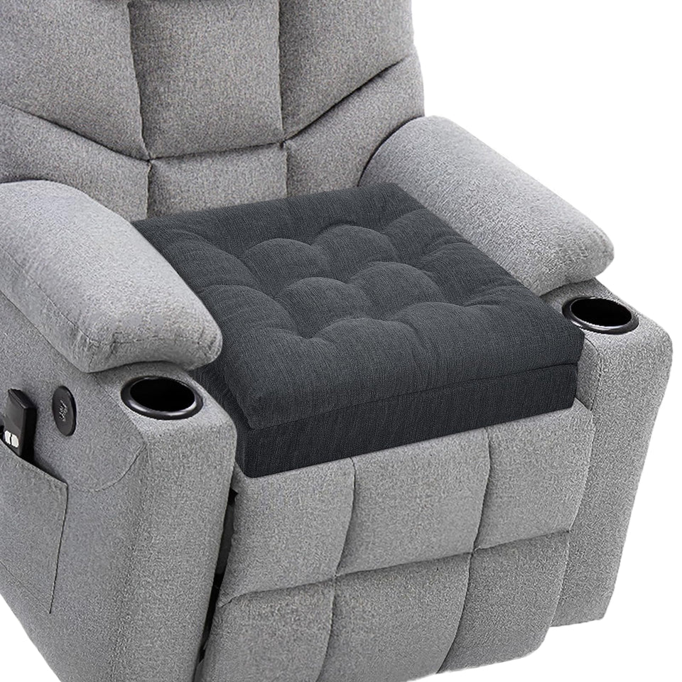 HAVARGO recliner cushion with gray cover adds comfort to your chair.