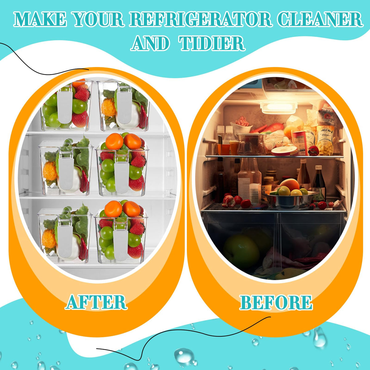 Havawish multiuse bin for fruits, snacks, and more