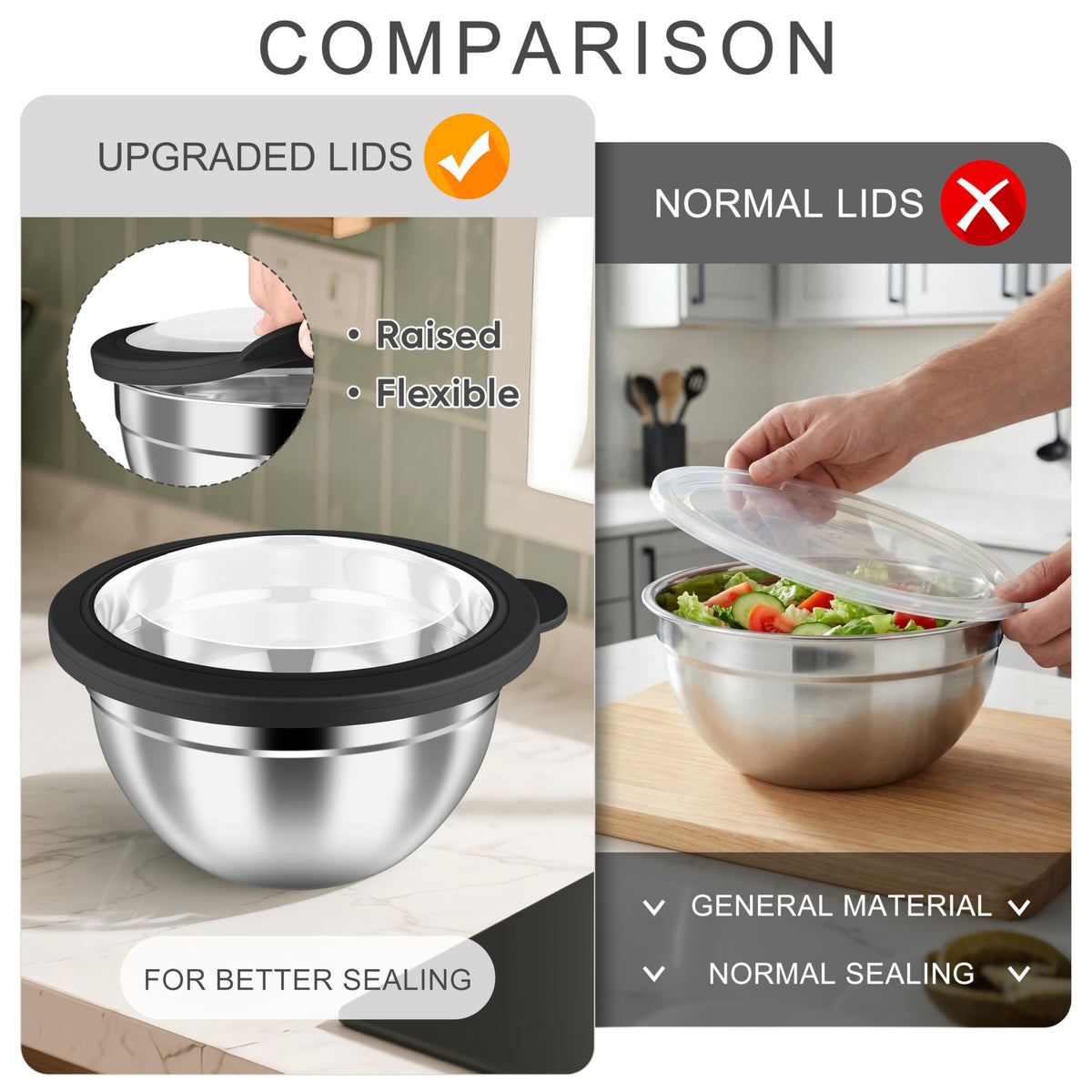 HaWare dishwasher-safe bowls simplify cleanup after cooking.