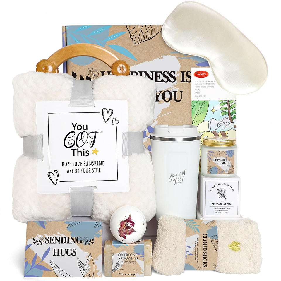 HeartPost get-well box packaging showcases cheerful gift presentation for recovery.