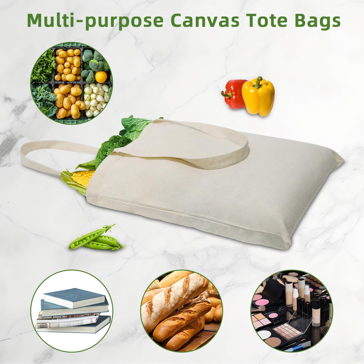 HECTOLIFE durable canvas tote designed for long-term use.
