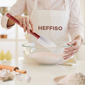 Heffiso 16inch spatula long handle grip ideal for reaching bowls