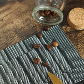 HeloHo washable placemats are wipeable and dishwasher-safe