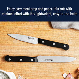 HENCKELS Solution 3-pc Starter Knife Set full-tang with ergonomic handle for balance