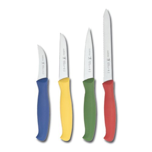 HENCKELS straight-edge paring knife for clean, fine slices.