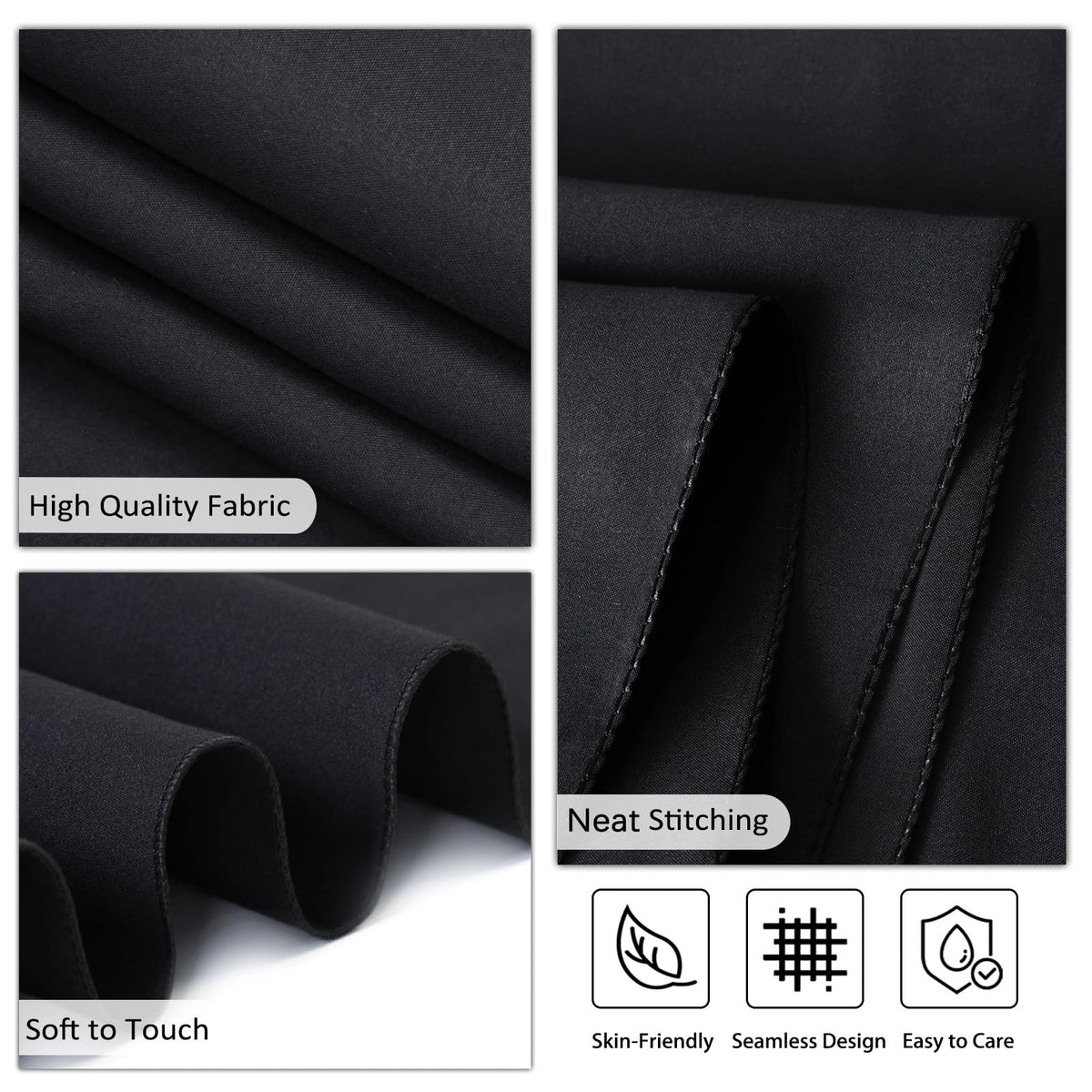 Heneger folded border detail suited for upscale buffet setups.