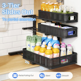 HERJOY versatile kitchen, bathroom, pantry storage solution