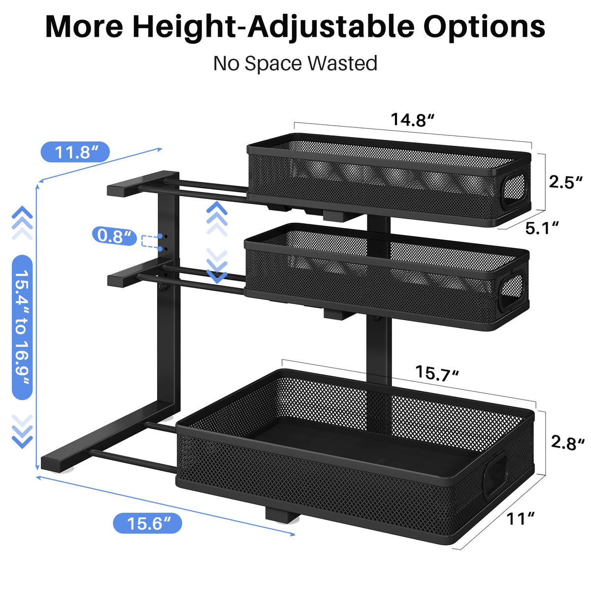 HERJOY organized space keeps essentials within reach and reduces clutter.
