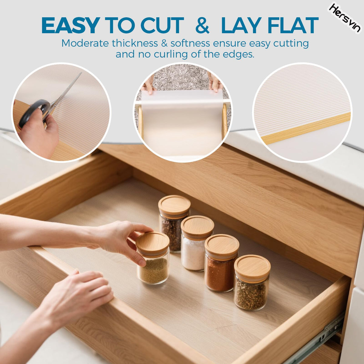 Hersvin EVA multi-surface protector guarding wood, glass, and metal surfaces