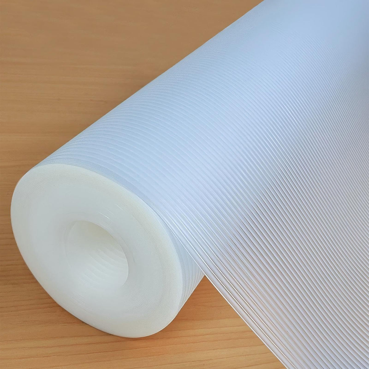 Hersvin shelf liner clear stripe top view protects surfaces and is easy to clean