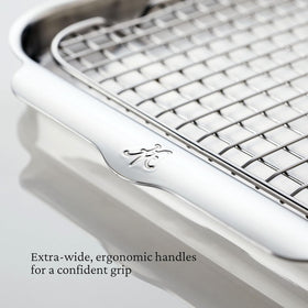 Hestan Provisions OvenBond exterior polished finish adds modern kitchen appeal.