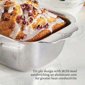 Hestan Provisions OvenBond loaf pan warp resistance keeps its shape