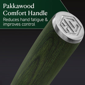 HexClad Honbazuke 3-step method knife showcases balanced hardening and flexibility.