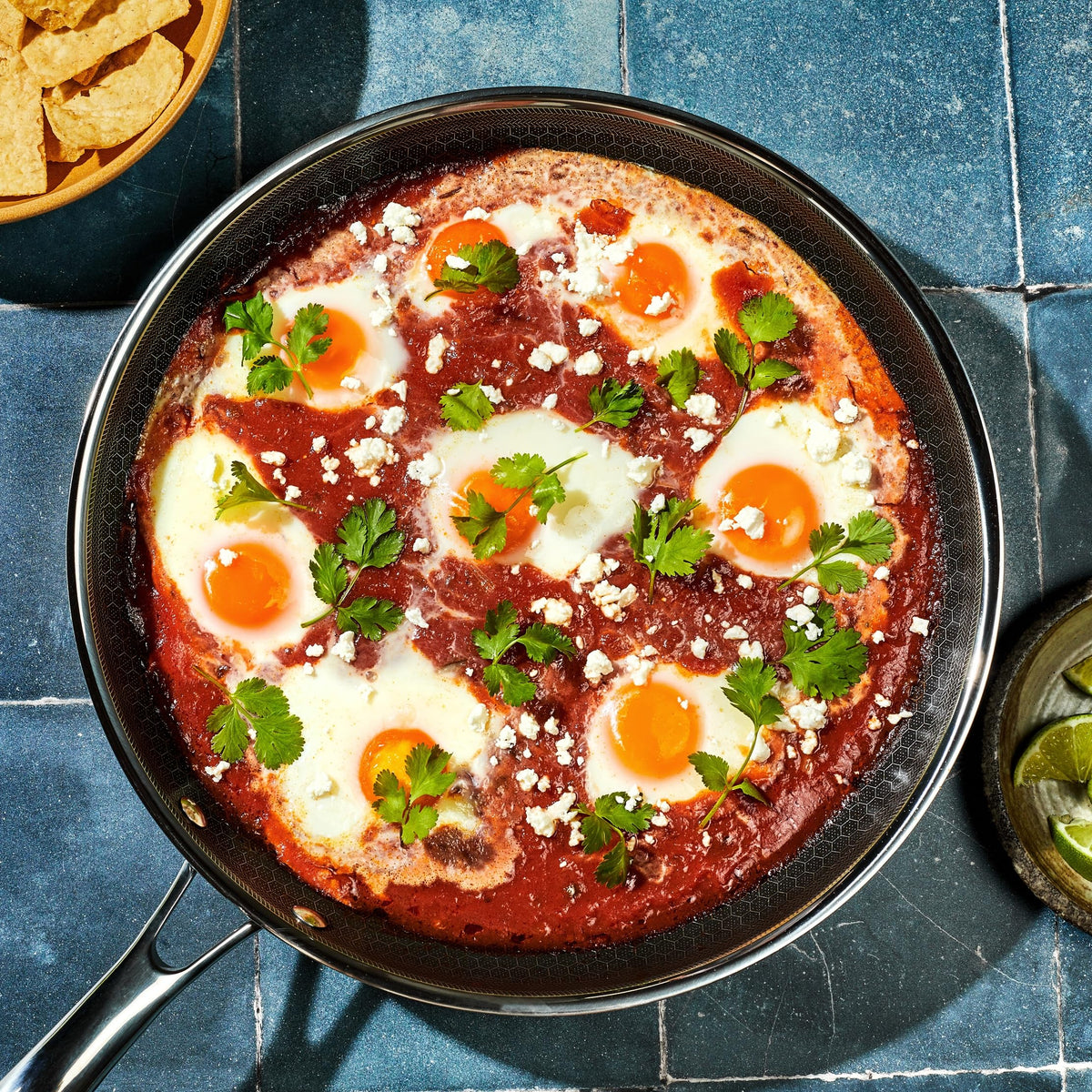 HexClad lid is dishwasher-safe for easy cleanup after cooking