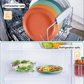 HEYCOME anti-slip bottom design helps keep plates stable during dining.
