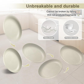 HEYCOME microwave-safe plate ideal for quick reheats