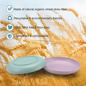HEYCOME thickened material delivers durable, long-lasting plates for family meals.