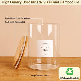 HHMJSM dishwasher-safe glass containers for quick cleanup.