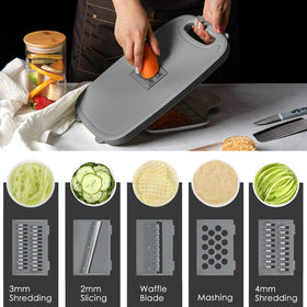 HI NINGER kitchen multi-function cutting board doubles as storage and prep surface