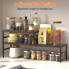 HI NINGER stackable cabinet organizer with nesting options for tight spaces
