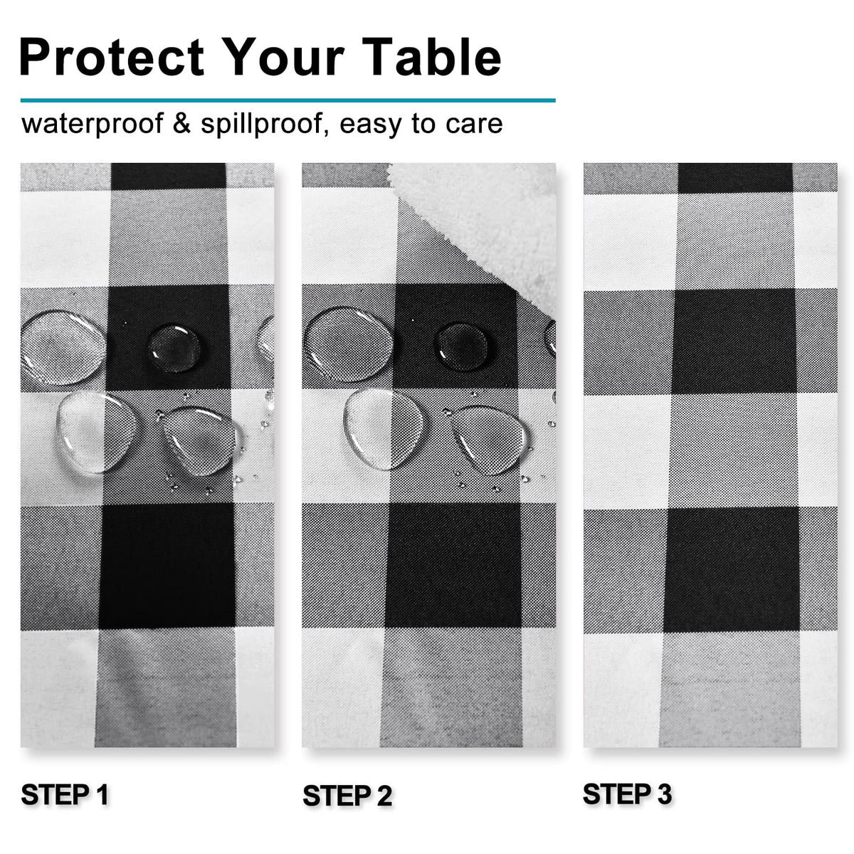 Hiasan dining decor tablecloth ideal for brunches and potlucks