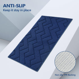 hicorfe rug close-up showing ribbed texture for dirt removal