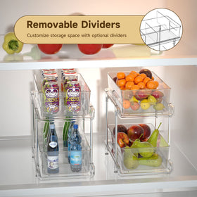 HIHEGD removable dividers create customizable compartments.