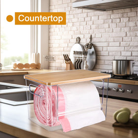 Hiitytin under-sink dispenser for neat bag storage and daily use.