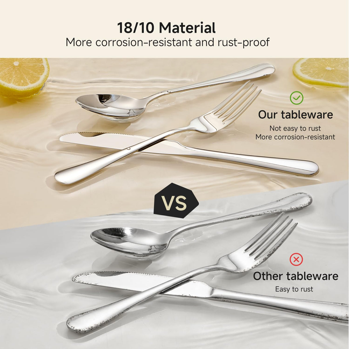 HIKAA Ideal replacements or supplements to existing flatware collections.