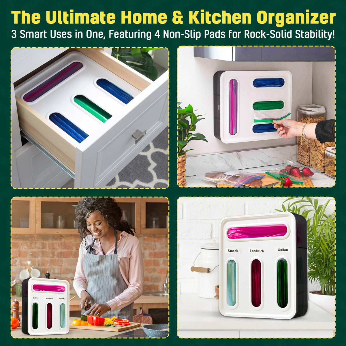 Durable BPA-free materials withstand daily kitchen use with lightweight handling.