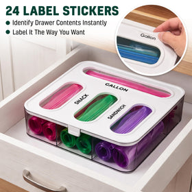 HIMUS includes 24 removable labels for easy bag identification.