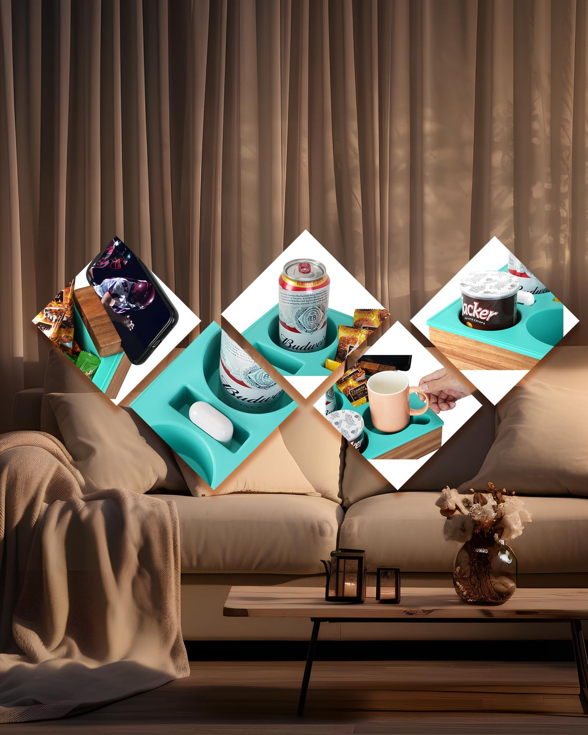 Hitseon removable 360-degree rotating bracket enables flexible viewing angles