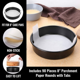 Hiware parchment-paper packet with 90 sheets for easy release.