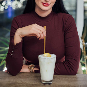 Hiware colorful straws suitable for cocktails and smoothies