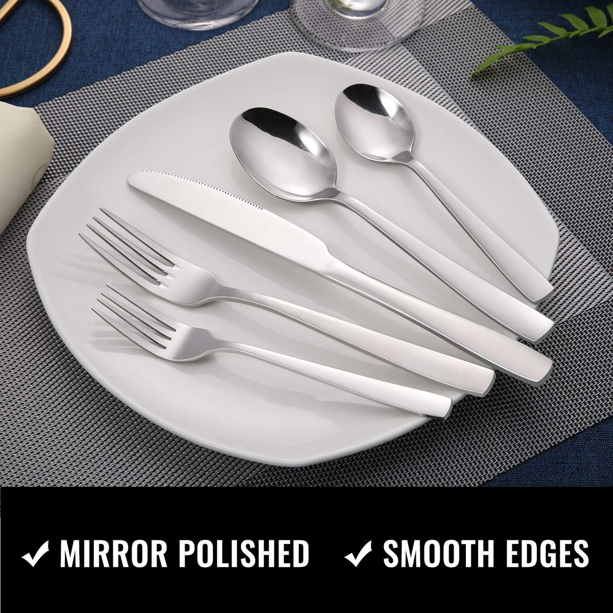 HIWARE ergonomic-balanced grip cutlery designed for comfortable dining at home.