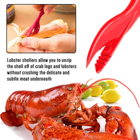 HIWARE seafood scissors in stainless steel for clean cuts.