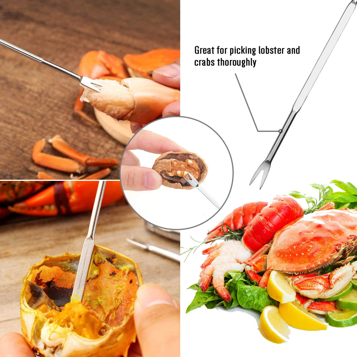Hiware zinc alloy crab crackers designed for heavy use