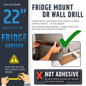 HMmagnets 304 stainless steel knife holder adds sleek organization to kitchen.