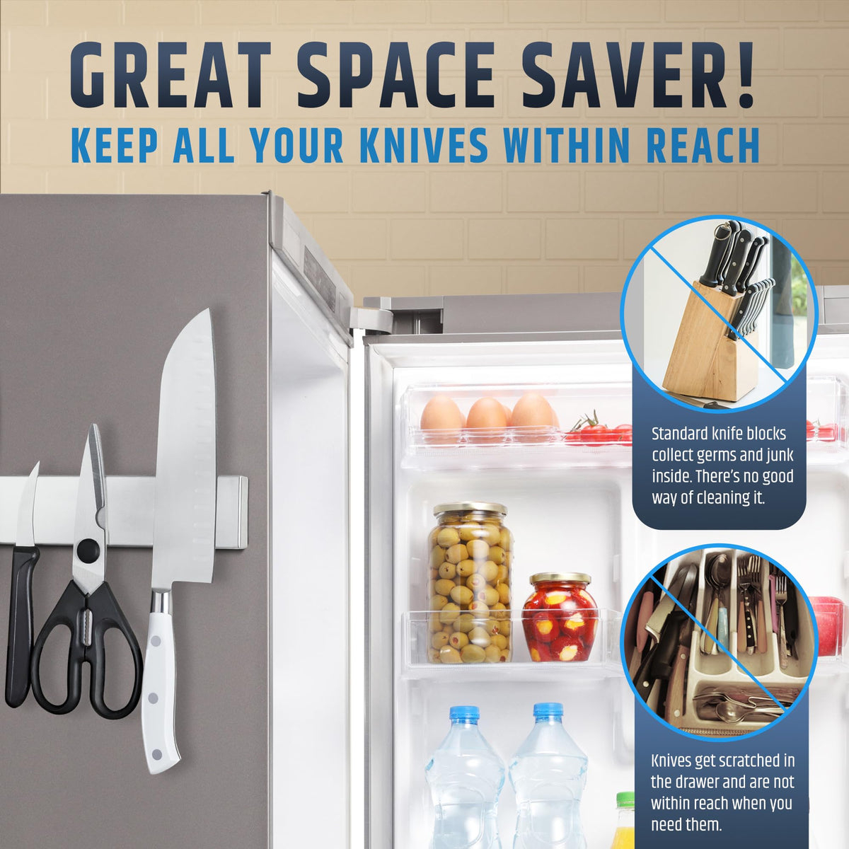 HMmagnets fridge-ready installation with simple mounting options.