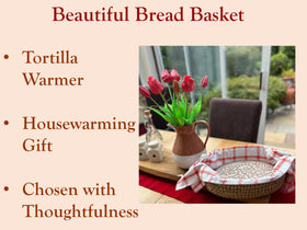 HofArtisan roti-style bread holder for table warmth