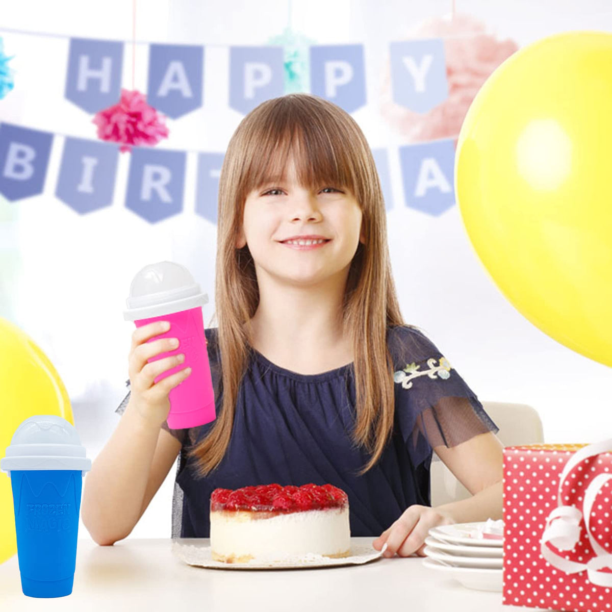 Hoinvaet 2-in-1 cup for squeeze and sip of flavors