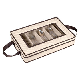 HOLDN'S STORAGE large-capacity organizer holds up to 60 pieces for family meals.