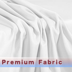 HolidayIdeas elegant white tablecloth enhances weddings and banquets
