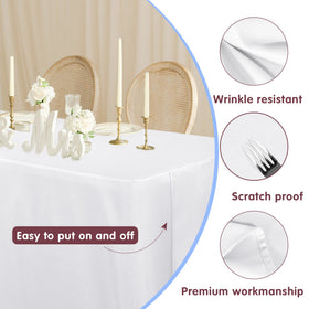 HolidayIdeas tablecloth demonstrates light-filtering fabric under bright lighting