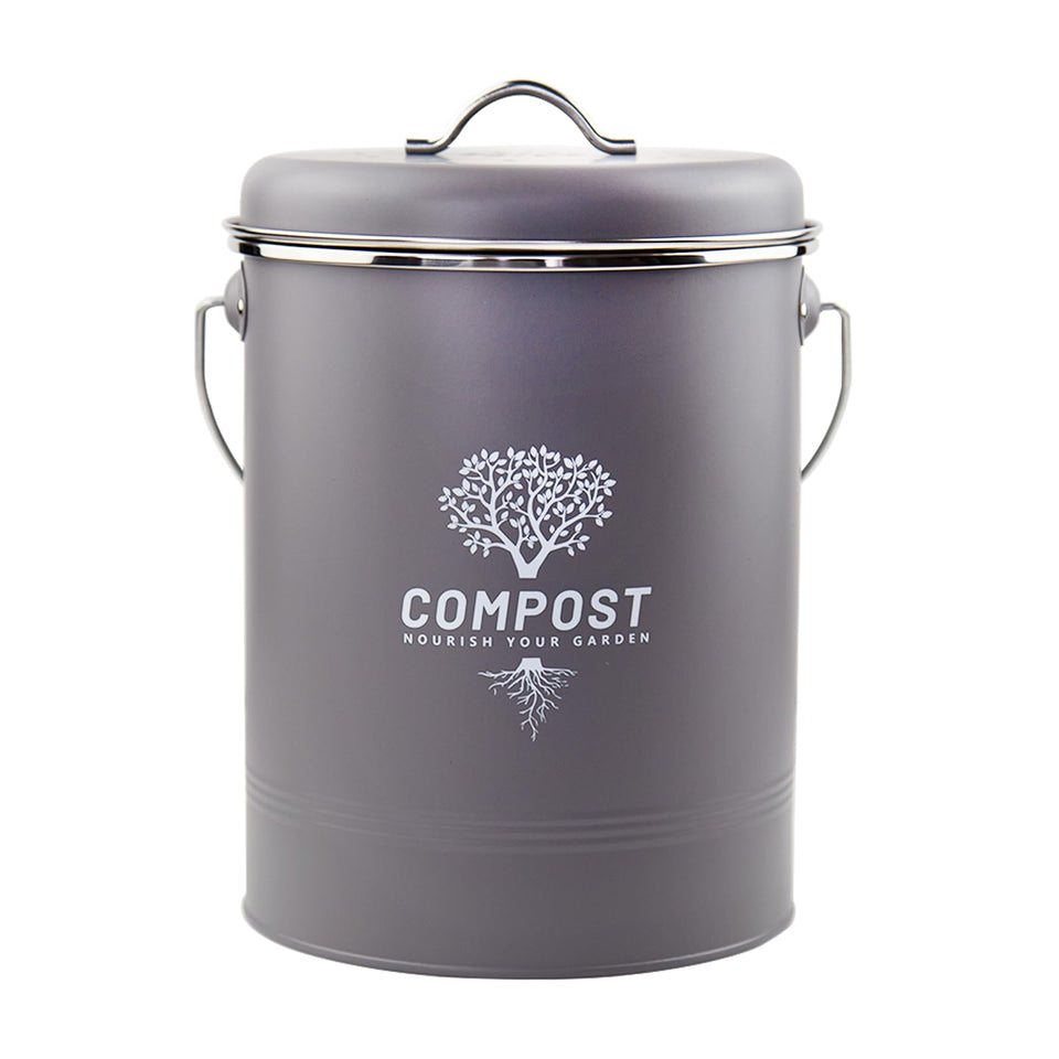 Holismo compost bin countertop with odor-filter keeps your kitchen fresh daily