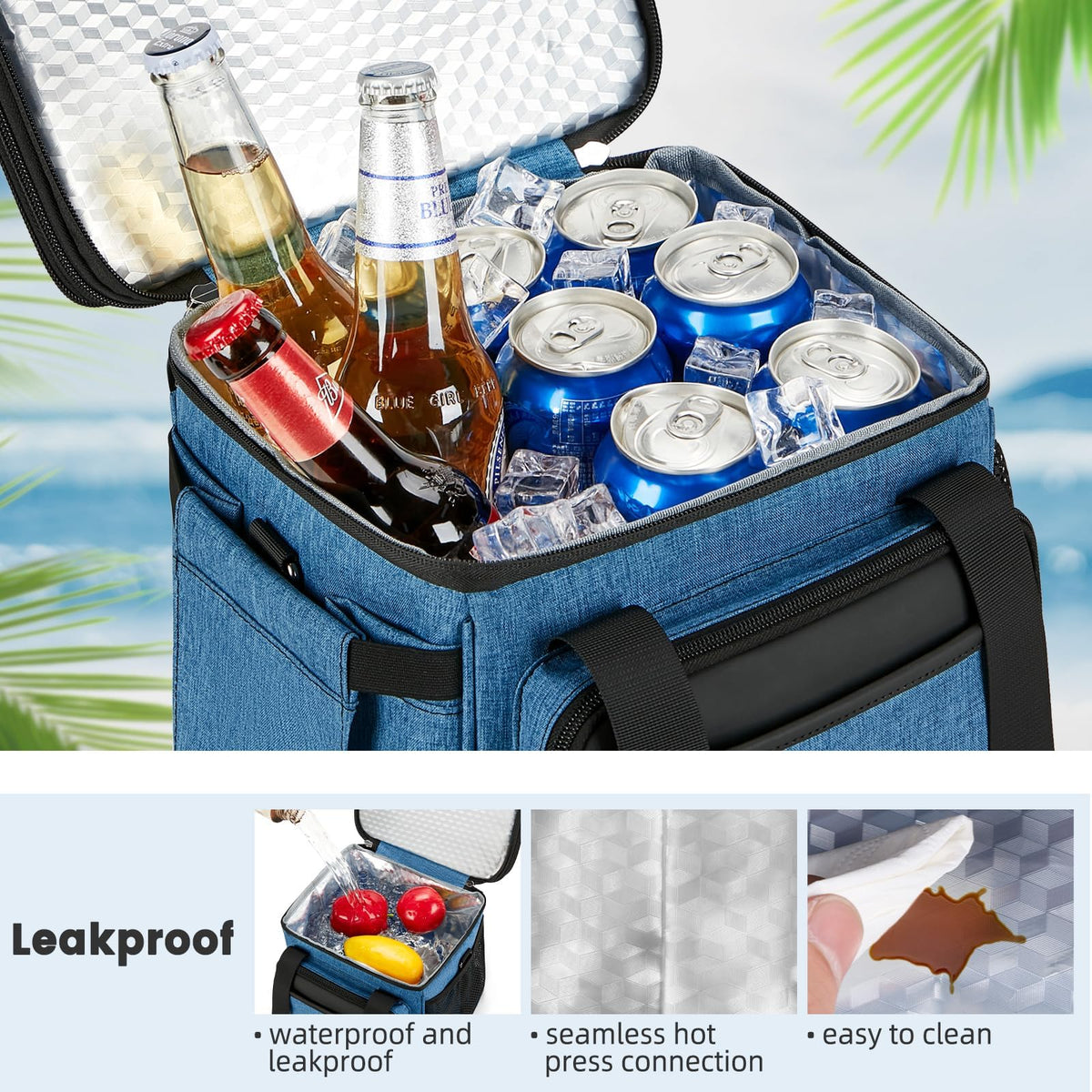 Holuxer side pockets hold phone and small essentials